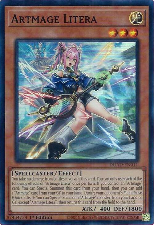 Artmage Litera [DUAD-EN011] Super Rare | The CG Realm