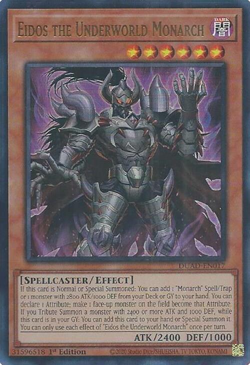 Eidos the Underworld Monarch [DUAD-EN017] Ultra Rare | The CG Realm