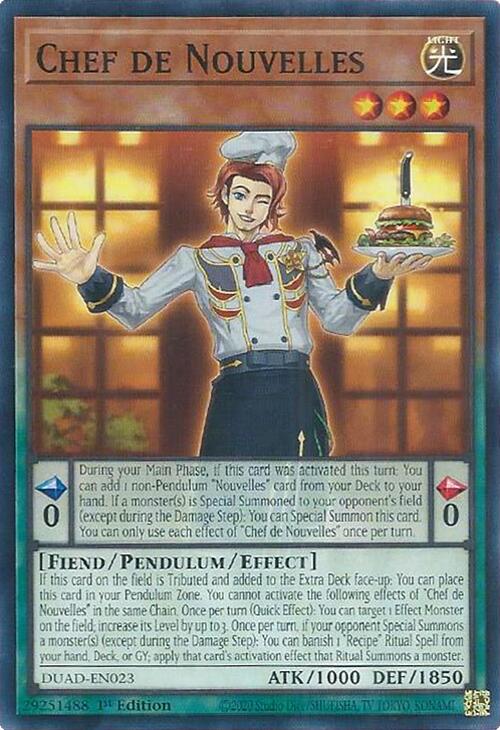 Chef de Nouvelles [DUAD-EN023] Common | The CG Realm