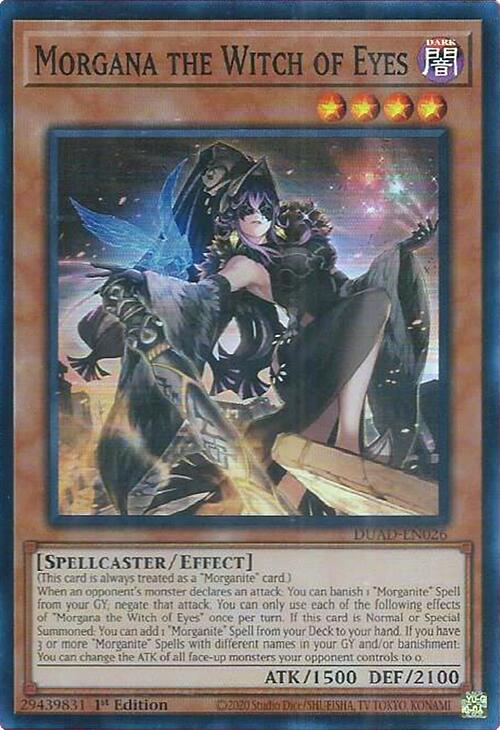 Morgana the Witch of Eyes [DUAD-EN026] Super Rare | The CG Realm