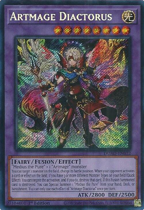 Artmage Diactorus [DUAD-EN032] Secret Rare | The CG Realm
