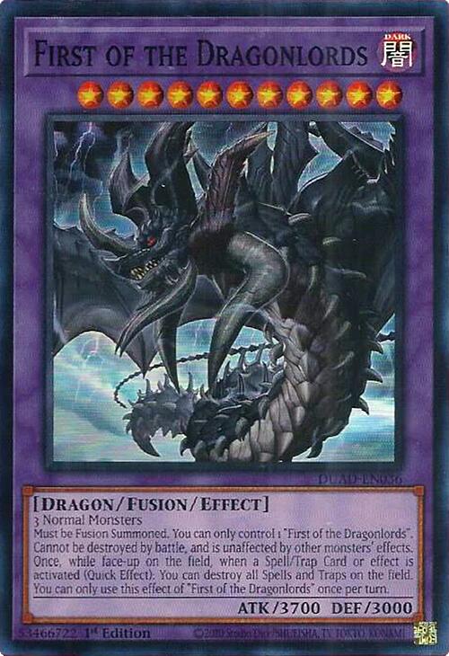 First of the Dragonlords [DUAD-EN036] Super Rare | The CG Realm