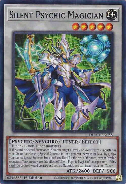 Silent Psychic Magician [DUAD-EN038] Super Rare | The CG Realm