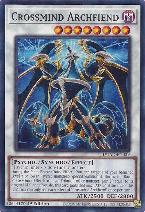 Crossmind Archfiend [DUAD-EN039] Common | The CG Realm