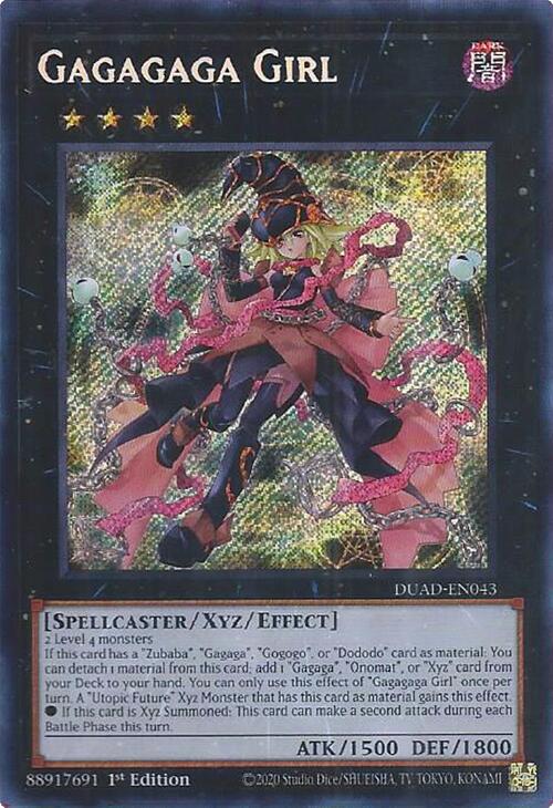 Gagagaga Girl [DUAD-EN043] Secret Rare | The CG Realm