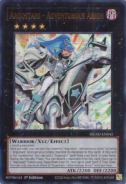 Argostars - Adventurous Arion [DUAD-EN045] Ultra Rare | The CG Realm
