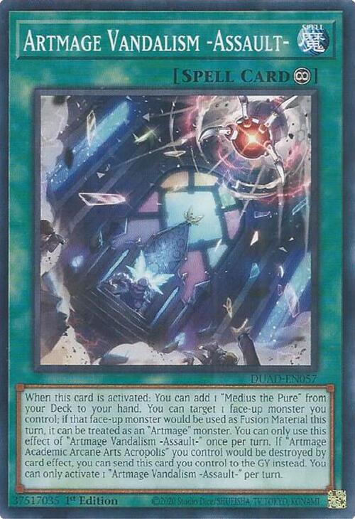 Artmage Vandalism -Assault- [DUAD-EN057] Common | The CG Realm