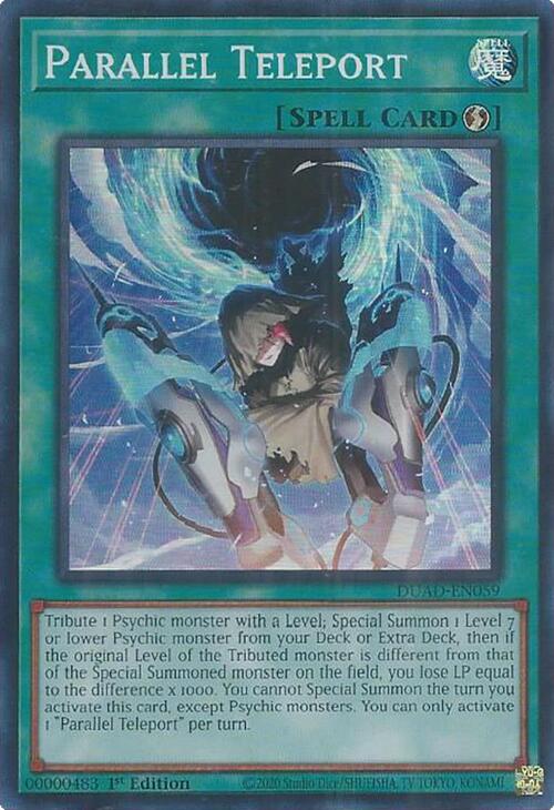 Parallel Teleport [DUAD-EN059] Super Rare | The CG Realm
