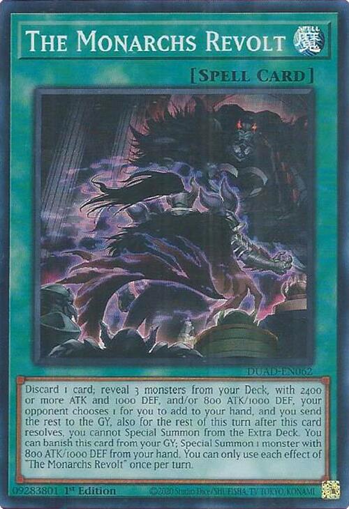 The Monarchs Revolt [DUAD-EN062] Super Rare | The CG Realm