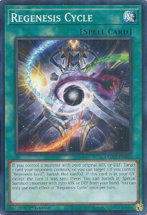 Regenesis Cycle [DUAD-EN063] Common | The CG Realm