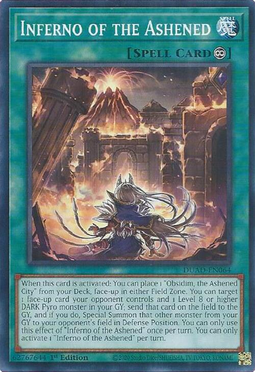 Inferno of the Ashened [DUAD-EN064] Common | The CG Realm