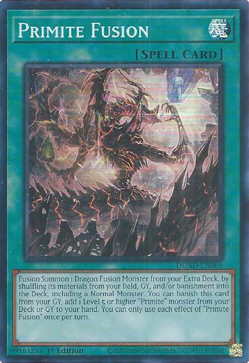 Primite Fusion [DUAD-EN065] Super Rare | The CG Realm