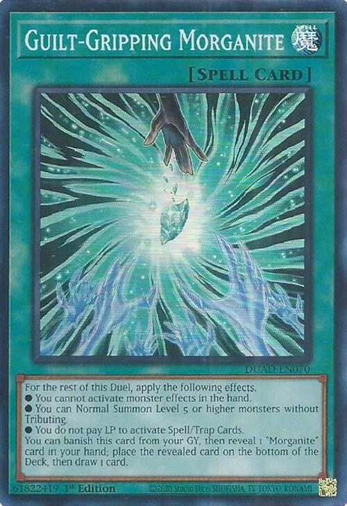Guilt-Gripping Morganite [DUAD-EN070] Super Rare | The CG Realm