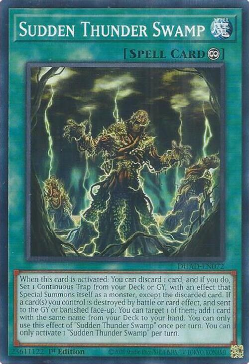 Sudden Thunder Swamp [DUAD-EN072] Common | The CG Realm