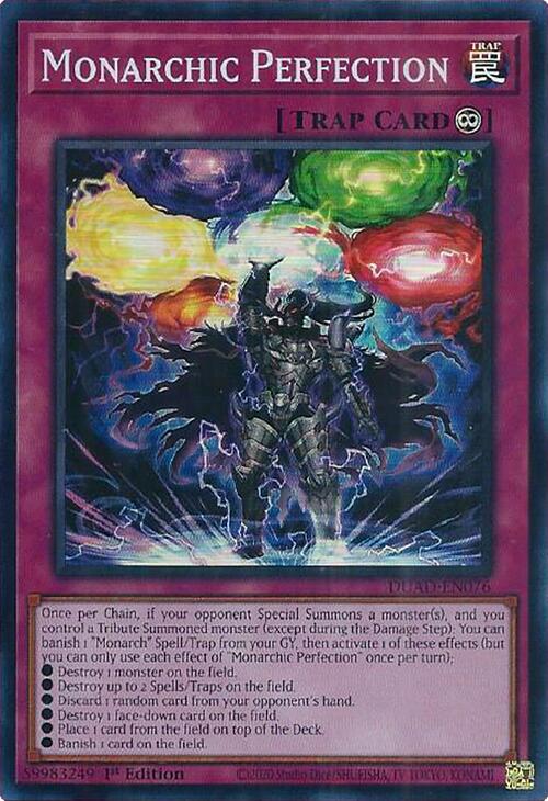 Monarchic Perfection [DUAD-EN076] Super Rare | The CG Realm