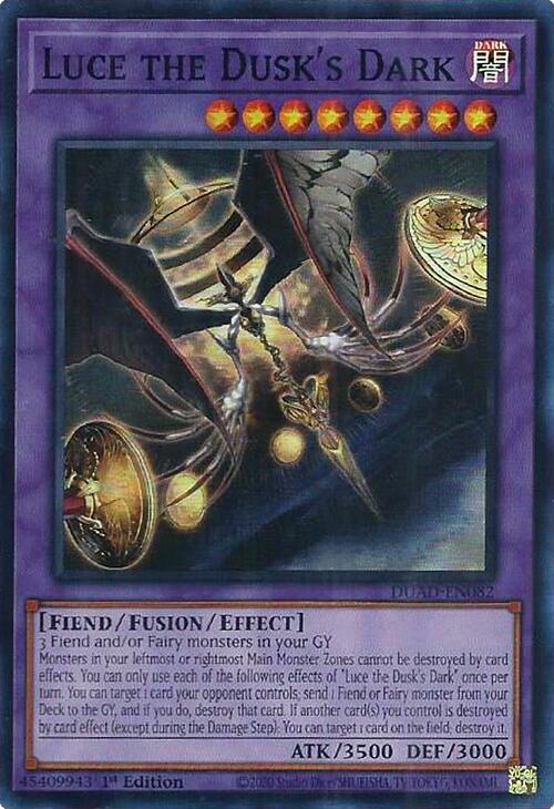Luce the Dusk's Dark [DUAD-EN082] Super Rare | The CG Realm