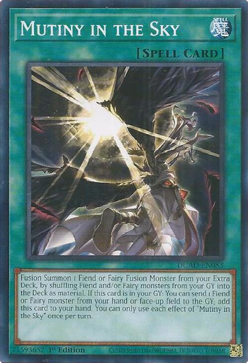 Mutiny in the Sky [DUAD-EN083] Common | The CG Realm