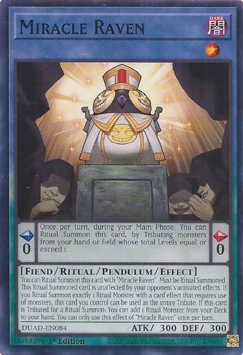 Miracle Raven [DUAD-EN084] Common | The CG Realm