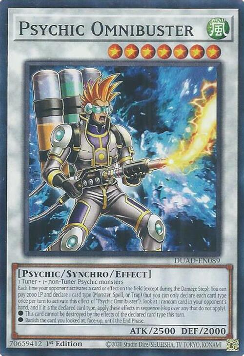 Psychic Omnibuster [DUAD-EN089] Common | The CG Realm
