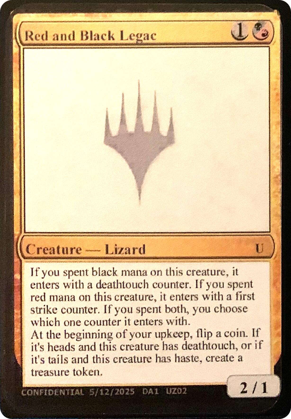 Red and Black Legac [Unknown Event] | The CG Realm