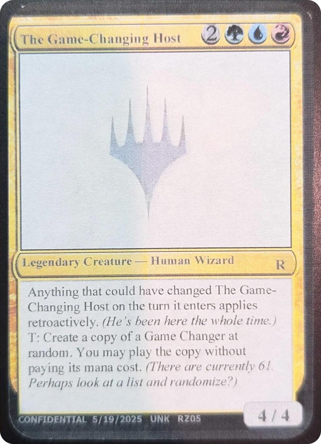 The Game-Changing Host [Unknown Event] | The CG Realm