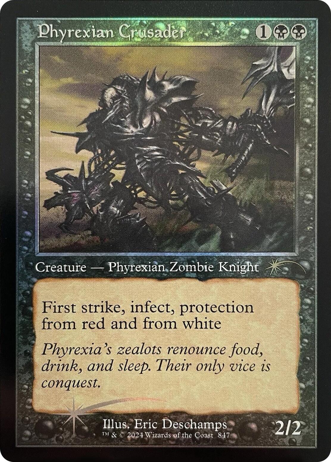 Phyrexian Crusader (Retro Frame) [Secret Lair Drop Series] | The CG Realm