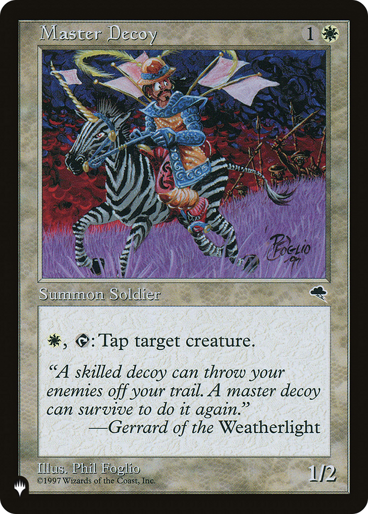 Master Decoy (LIST-TMP-29) - The List