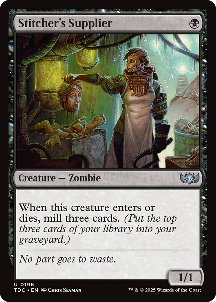 Stitcher's Supplier [Tarkir: Dragonstorm Commander] | The CG Realm