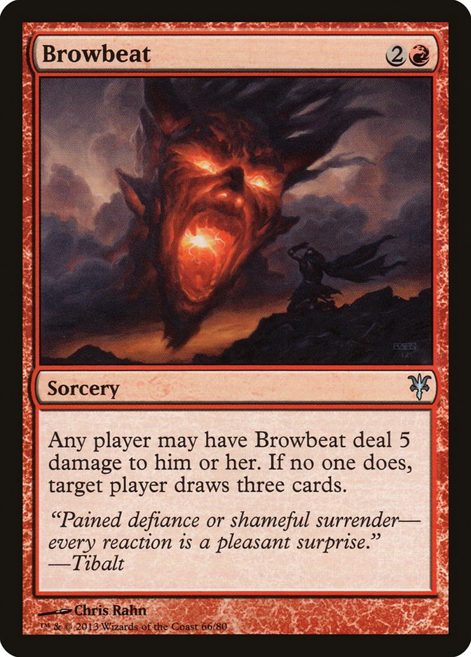 Browbeat (DDK-066) - Duel Decks: Sorin vs. Tibalt