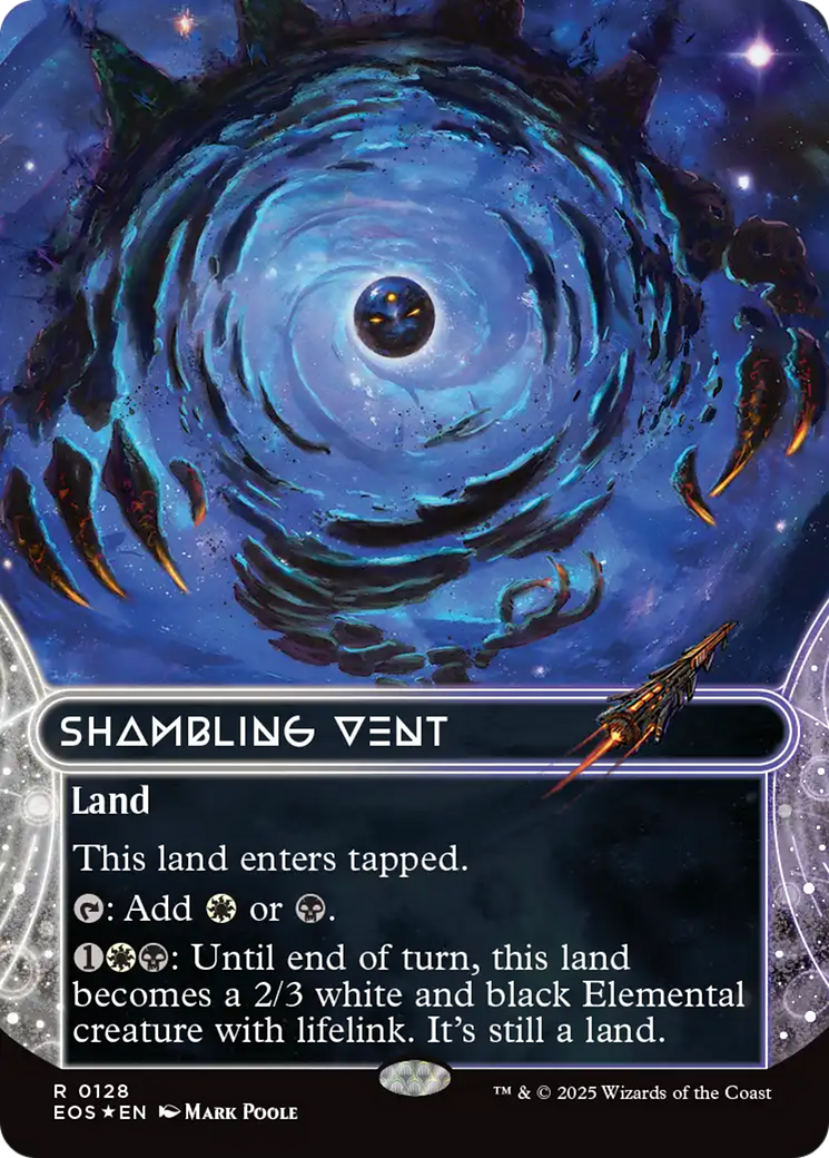 Shambling Vent (0128) (Borderless) (Galaxy Foil) [Edge of Eternities: Stellar Sights] | The CG Realm