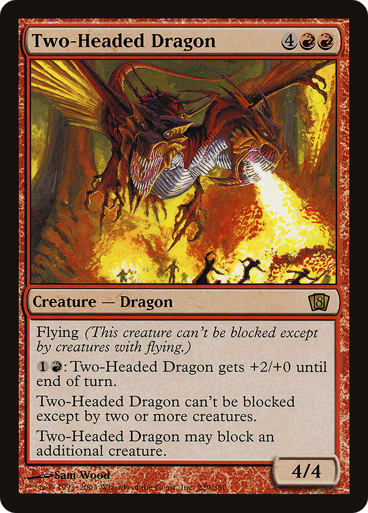 Two-Headed Dragon (E3 2003) [Oversize Cards] | The CG Realm