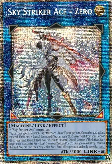 Sky Striker Ace = Zero (Starlight Rare) [DUAD-EN049] Starlight Rare | The CG Realm