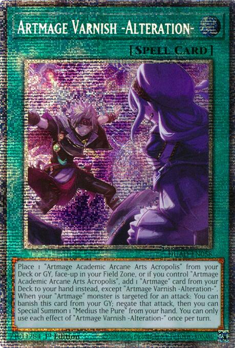 Artmage Varnish -Alteration- (Starlight Rare) [DUAD-EN058] Starlight Rare | The CG Realm