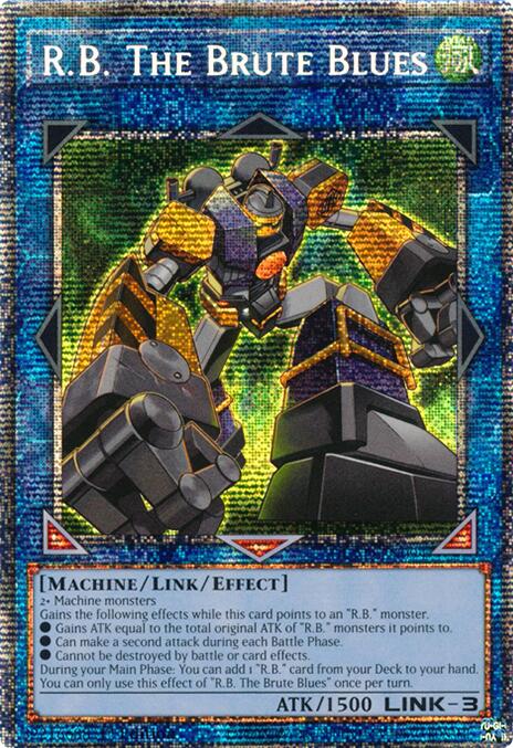 R.B. The Brute Blues (Starlight Rare) [DUAD-EN094] Starlight Rare | The CG Realm