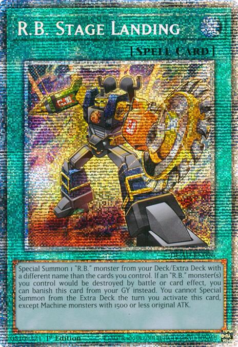 R.B. Stage Landing (Starlight Rare) [DUAD-EN096] Starlight Rare | The CG Realm