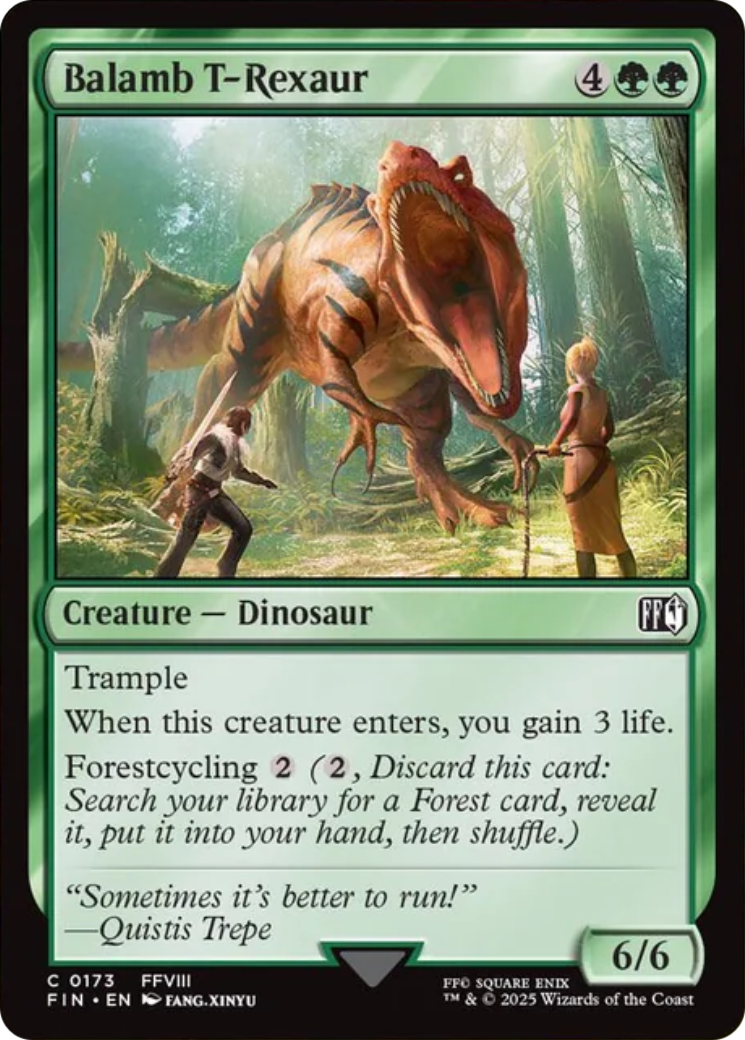 Balamb T-Rexaur [FINAL FANTASY] | The CG Realm