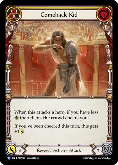 Comeback Kid (Yellow) [SUP028] (Super Slam)  Rainbow Foil | The CG Realm