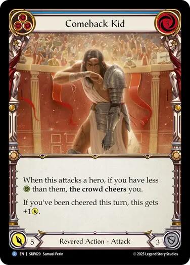 Comeback Kid (Blue) [SUP029] (Super Slam)  Rainbow Foil | The CG Realm