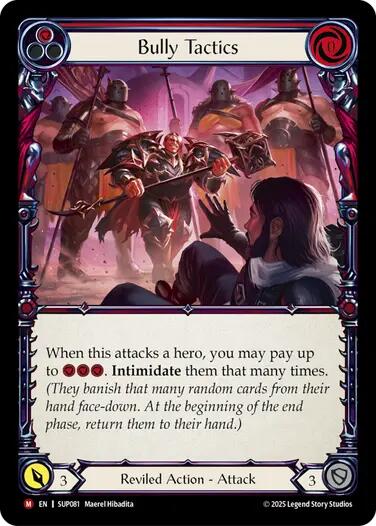 Bully Tactics [SUP081] (Super Slam)  Rainbow Foil | The CG Realm
