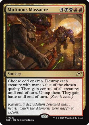 Mutinous Massacre (EOE-222) - Edge of Eternities
