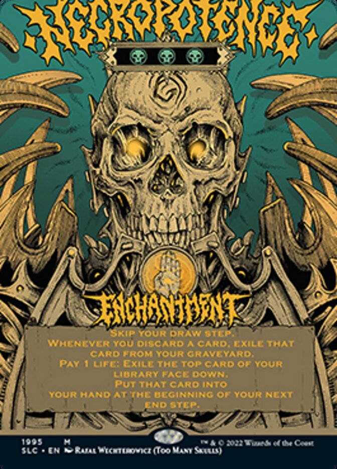 Necropotence (Borderless Alternate Art) [Secret Lair Countdown Kit] | The CG Realm