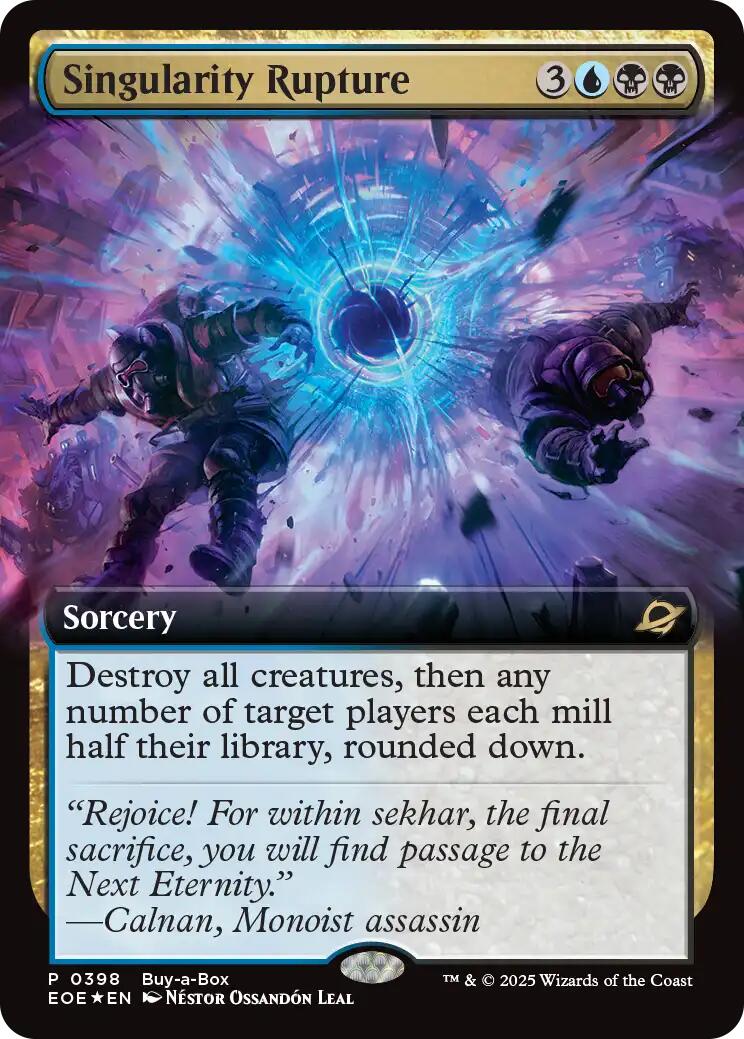 Singularity Rupture (Extended Art) (Buy-A-Box) [Edge of Eternities] | The CG Realm