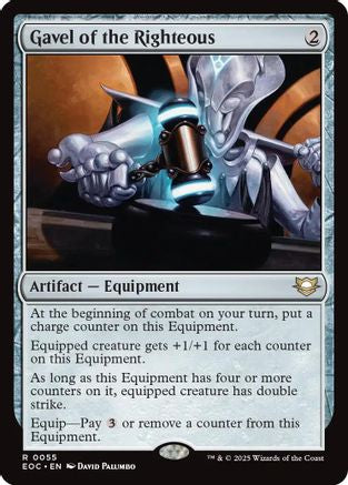 Gavel of the Righteous (EOC-055) - Commander: Edge of Eternities