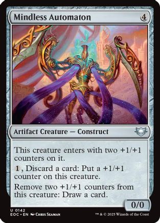 Mindless Automaton (EOC-142) - Commander: Edge of Eternities