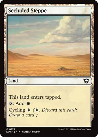 Secluded Steppe (EOC-177) - Commander: Edge of Eternities