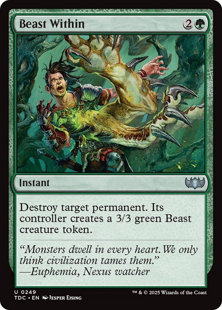 Beast Within [Tarkir: Dragonstorm Commander] | The CG Realm