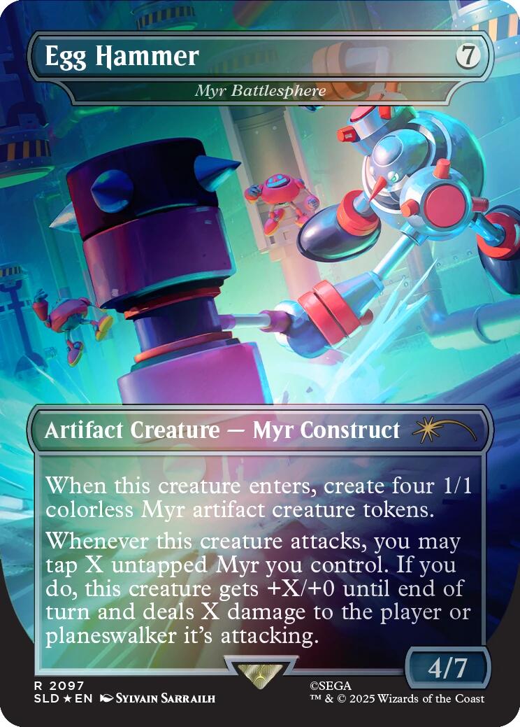 Egg Hammer - Myr Battlesphere (Rainbow Foil) [Secret Lair Drop Series] | The CG Realm