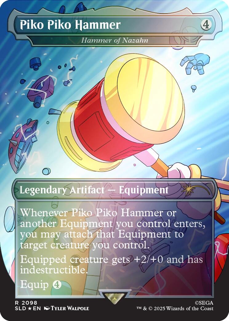 Piko Piko Hammer - Hammer of Nazahn (Rainbow Foil) [Secret Lair Drop Series] | The CG Realm
