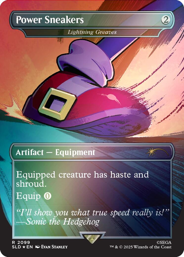 Power Sneakers - Lightning Greaves (Rainbow Foil) [Secret Lair Drop Series] | The CG Realm