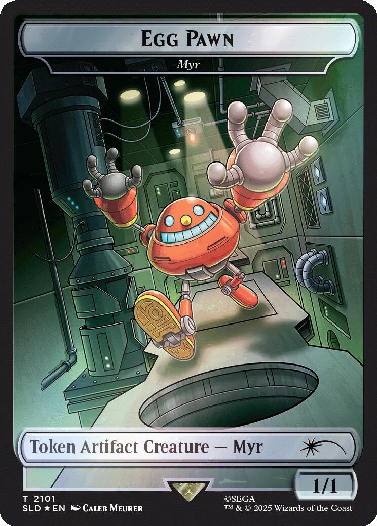 Egg Pawn - Myr Token (Rainbow Foil) [Secret Lair Drop Series] | The CG Realm